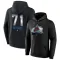 Black Men's Calum Ritchie Colorado Avalanche Branded Midnight Mascot Logo Pullover Hoodie