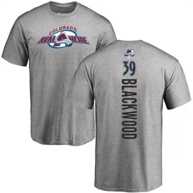 Black Men's Mackenzie Blackwood Colorado Avalanche Backer T-Shirt - Ash