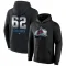 Black Youth Artturi Lehkonen Colorado Avalanche Branded Midnight Mascot Logo Pullover Hoodie