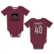 Colorado Avalanche Alexandar Georgiev  Burgundy Newborn & Infant Bodysuit