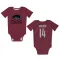 Colorado Avalanche Chris Wagner  Burgundy Newborn & Infant Bodysuit