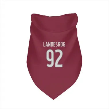 Colorado Avalanche Gabriel Landeskog  Burgundy Dog & Cat Pet Bandana