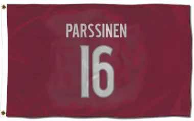 Colorado Avalanche Juuso Parssinen  Burgundy Flag (3 X 5)