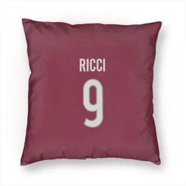 Colorado Avalanche Mike Ricci  Burgundy Pillow Cover (18 X 18)