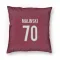 Colorado Avalanche Sam Malinski  Burgundy Pillow Cover (18 X 18)