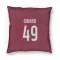 Colorado Avalanche Samuel Girard  Burgundy Pillow Cover (18 X 18)