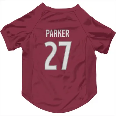 Colorado Avalanche Scott Parker  Burgundy Dog & Cat Pet Jersey