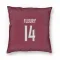 Colorado Avalanche Theoren Fleury  Burgundy Pillow Cover (18 X 18)