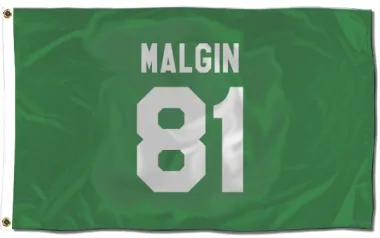 Green Colorado Avalanche Denis Malgin   Flag (3 X 5)