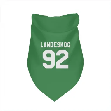 Green Colorado Avalanche Gabriel Landeskog   Dog & Cat Pet Bandana