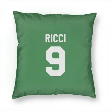 Green Colorado Avalanche Mike Ricci   Pillow Cover (18 X 18)