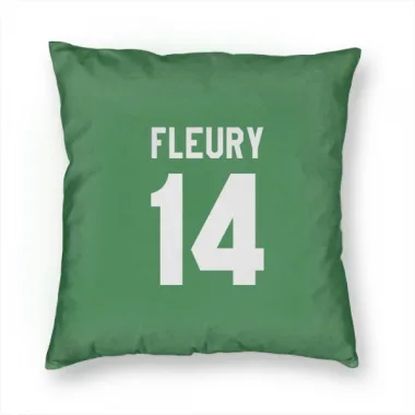 Green Colorado Avalanche Theoren Fleury   Pillow Cover (18 X 18)