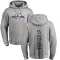 Men's Maros Jedlicka Colorado Avalanche Branded Ash Backer Pullover Hoodie