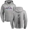 Men's Pierre Turgeon Colorado Avalanche Branded Ash Backer Pullover Hoodie