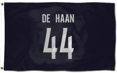 Navy Colorado Avalanche Calvin de Haan   Calvin De Haan  Flag (3 X 5)