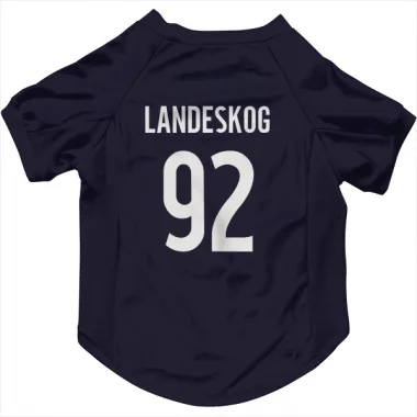 Navy Colorado Avalanche Gabriel Landeskog   Dog & Cat Pet Jersey