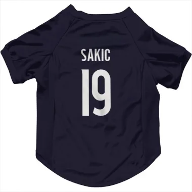 Navy Colorado Avalanche Joe Sakic   Dog & Cat Pet Jersey