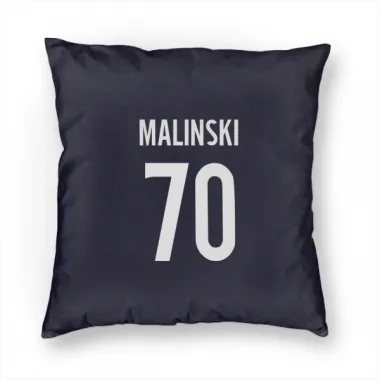 Navy Colorado Avalanche Sam Malinski   Pillow Cover (18 X 18)