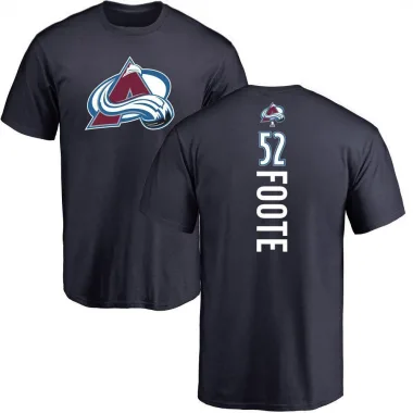 Navy Men's Adam Foote Colorado Avalanche Backer T-Shirt -