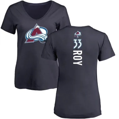 Navy Women's Patrick Roy Colorado Avalanche Backer T-Shirt -