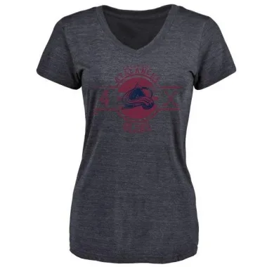 Navy Women's Rob Blake Colorado Avalanche Insignia T-Shirt -