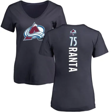 Navy Women's Sampo Ranta Colorado Avalanche Backer T-Shirt -