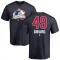 Navy Youth Samuel Girard Colorado Avalanche Name and Number Banner Wave T-Shirt -