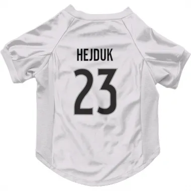 White Colorado Avalanche Milan Hejduk   Dog & Cat Pet Jersey