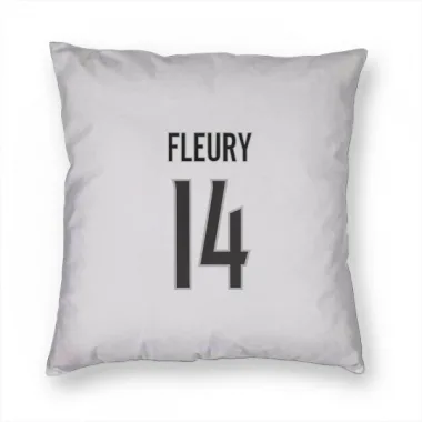 White Colorado Avalanche Theoren Fleury   Pillow Cover (18 X 18)